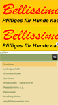 Mobile Screenshot of bellissimo-for-dogs.de